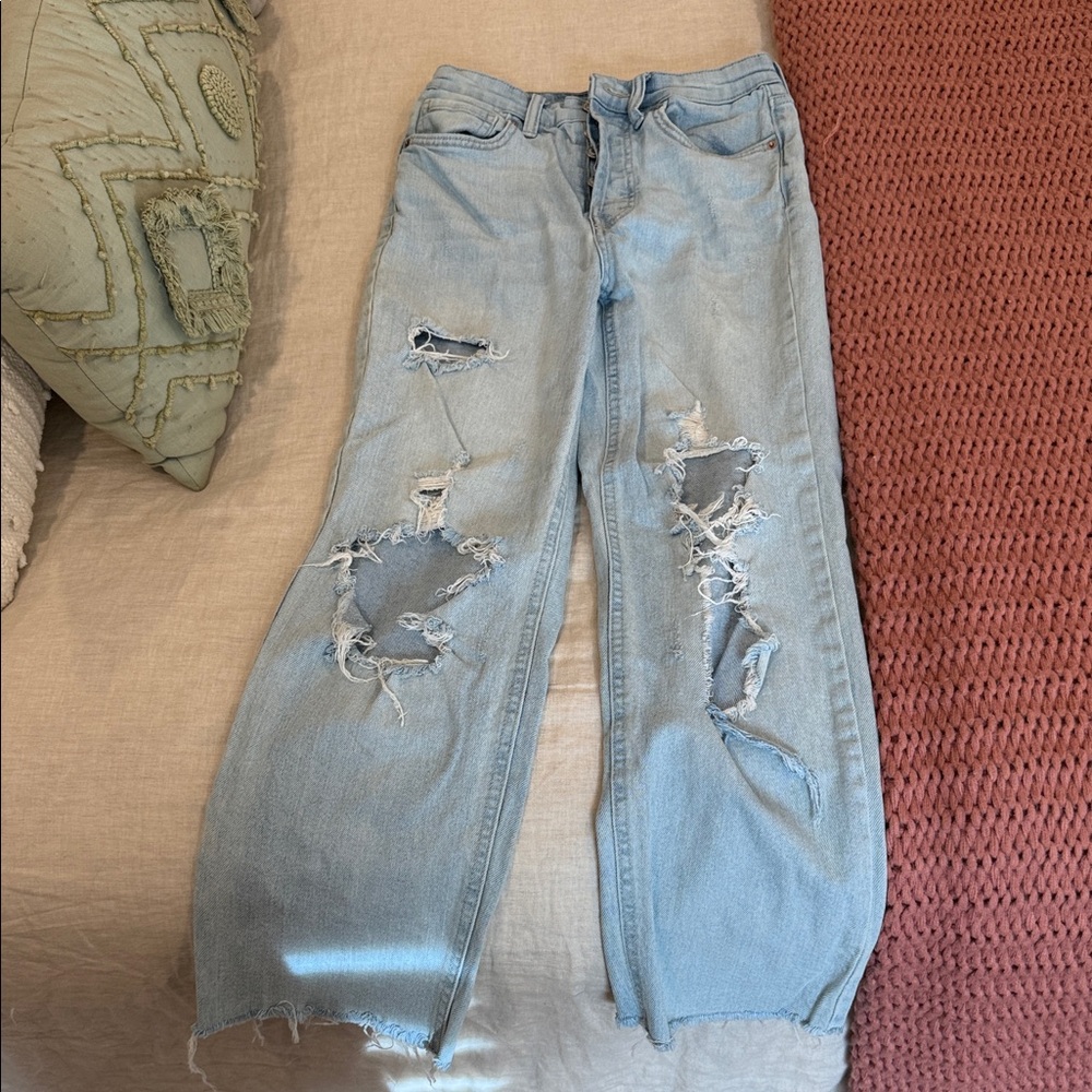 Wild Fable Light Blue Ripped Boyfriend Jeans